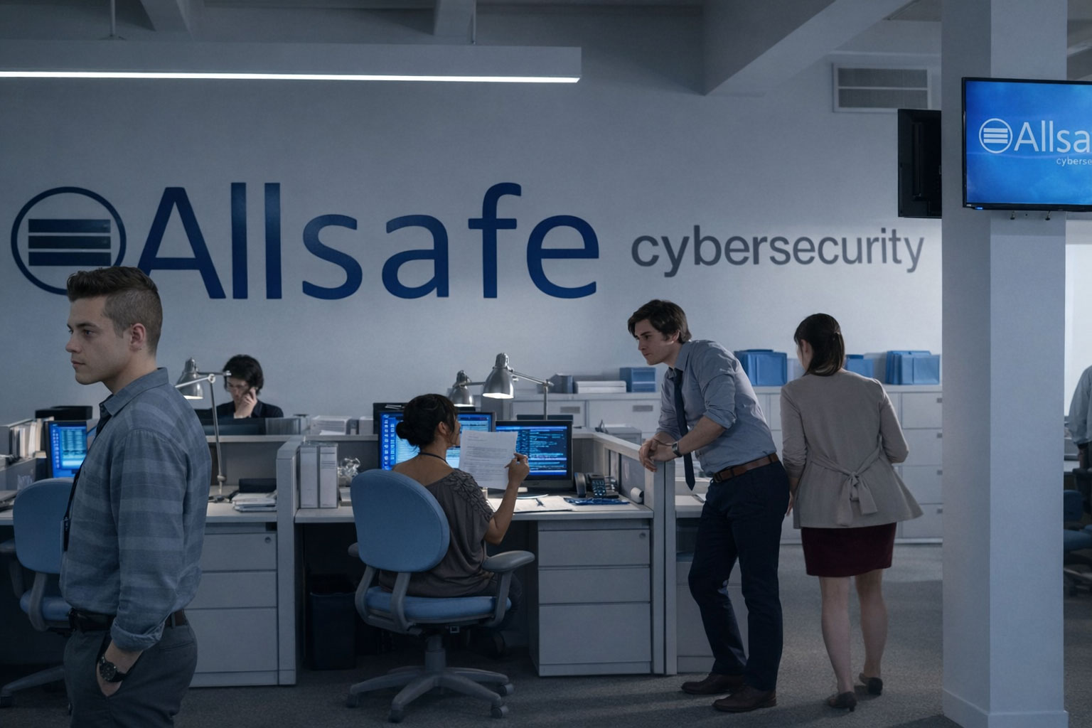 AllSafe Digital - Mr. Robot Cybersecurity Theme